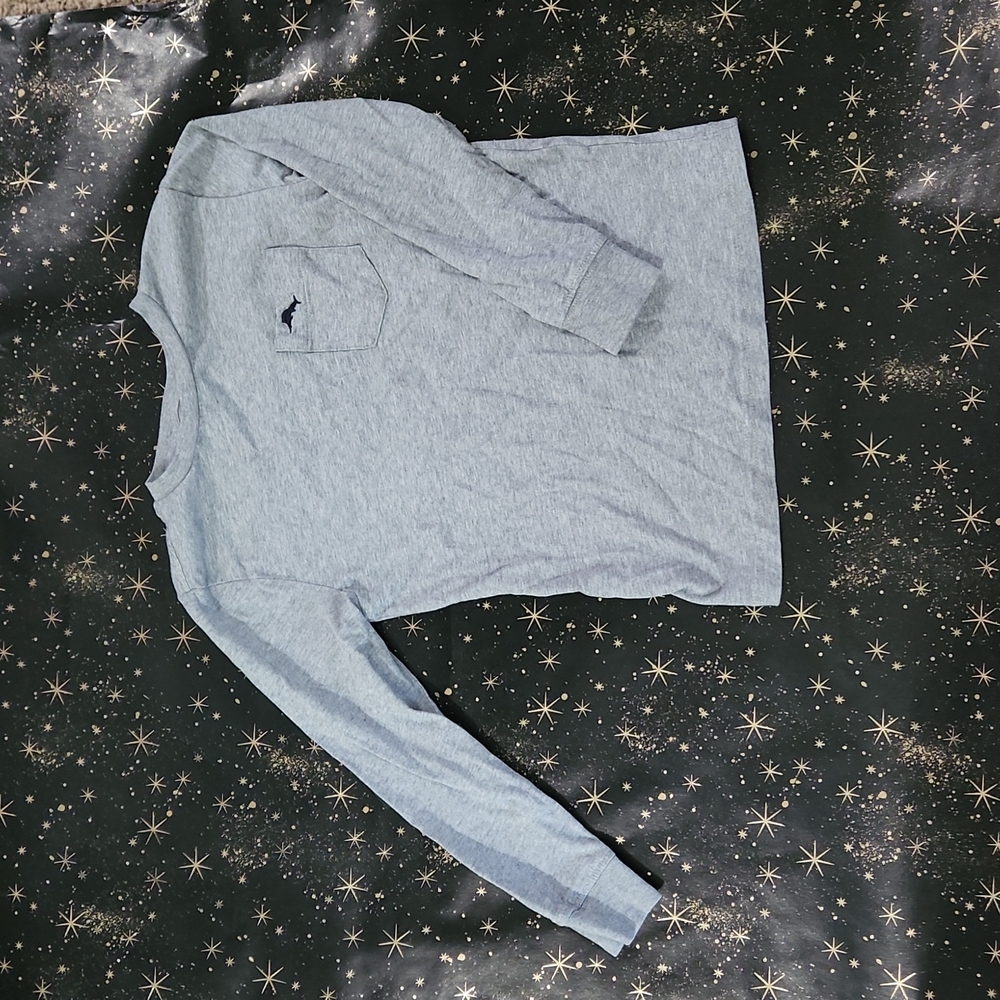 Boys pocket long sleeve tee